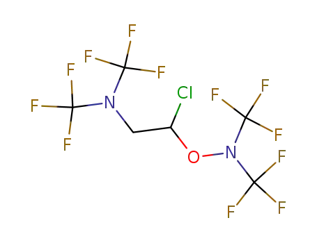 O-[2-(Bis-trifluoromethyl-amino)-1-chloro-ethyl]-N,N-bis-trifluoromethyl-hydroxylamine