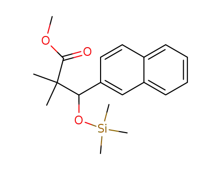 methyl 2,2-dimethyl-3-(naphthalen-2-yl)-3-(trimethylsilyloxy)propanoate