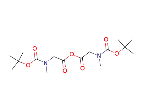 N-t-butyloxycarbonyl-N-methylglycine anhydride