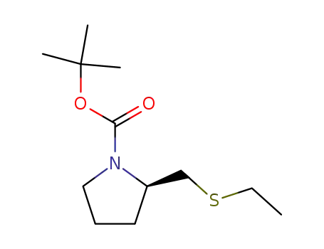 (R)-2-Ethylsulfanylmethyl-pyrrolidine-1-carboxylic acid tert-butyl ester