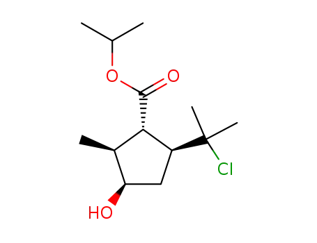 isopropyl (1S,2S,3R,5S)-5-(2-chloroethyl)-3-hydroxy-2-methylcyclopentane-1-carboxylate