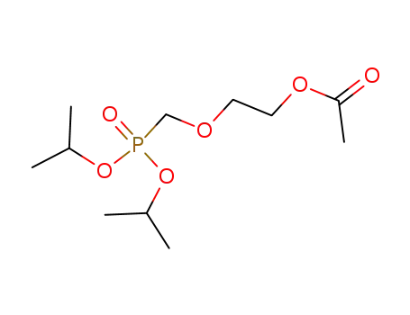 Molecular Structure of 162612-58-0 (Phosphonic acid, [[2-(acetyloxy)ethoxy]methyl]-, bis(1-methylethyl) ester)