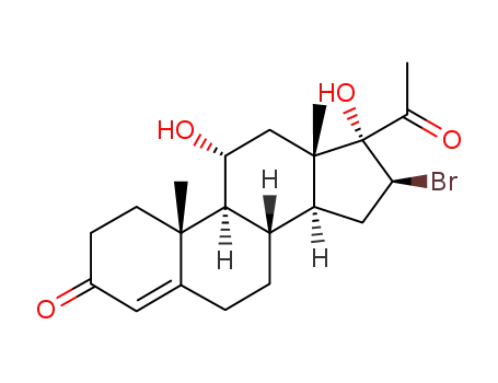 11α,17α-dihydroxy-16β-bromo progesterone