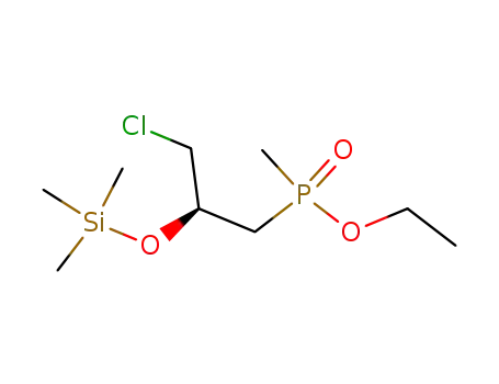 ((R)-3-Chloro-2-trimethylsilanyloxy-propyl)-methyl-phosphinic acid ethyl ester