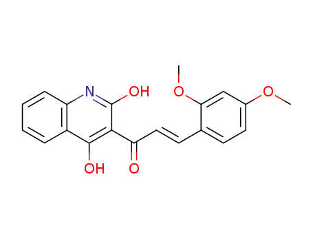 (E)-1-(2,4-Dihydroxy-quinolin-3-yl)-3-(2,4-dimethoxy-phenyl)-propenone