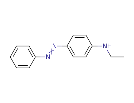 Molecular Structure of 2058-67-5 (Benzenamine,N-ethyl-4-(2-phenyldiazenyl)-)