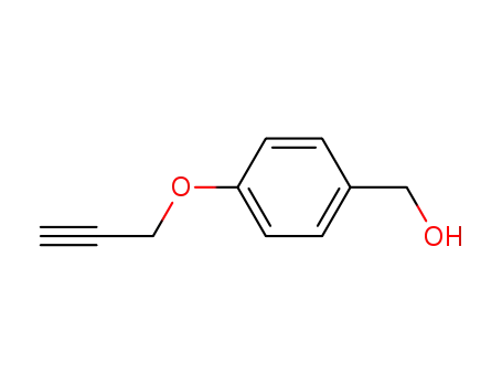 Molecular Structure of 34905-02-7 (Benzenemethanol, 4-(2-propynyloxy)-)