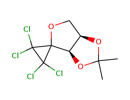 (3'aR)-2,2,3,3-tetrachloro-2',2'-dimethyl-(3'ar,6'ac)-tetrahydrospiro(cyclopropane-1,4'-furo[3,4-d][1,3]dioxolane)