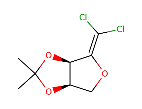 (3aR,6aR)-4-Dichloromethylene-2,2-dimethyl-tetrahydro-furo[3,4-d][1,3]dioxole