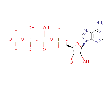 Molecular Structure of 1062-98-2 (adenosine 5'-tetraphosphate)