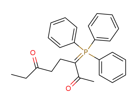 Molecular Structure of 163495-05-4 (2,6-Octanedione, 3-(triphenylphosphoranylidene)-)
