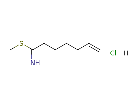 Hept-6-enimidothioic acid methyl ester; hydrochloride