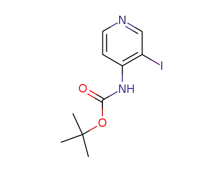 Molecular Structure of 211029-67-3 ((3-IODO-PYRIDIN-4-YL)-CARBAMIC ACID TERT-BUTYL ESTER)