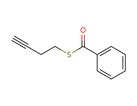 Molecular Structure of 211510-45-1 (Benzenecarbothioic acid, S-3-butynyl ester)