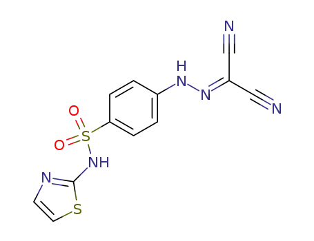 N-(4-(N-(thiazol-2-yl)sulfamoyl)phenyl)carbonohydrazonoyl dicyanide