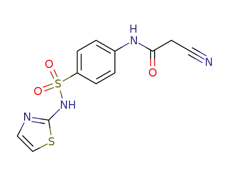 2-cyano-N-(4-(N-(thiazol-2 yl)sulfamoyl)phenyl)acetamide