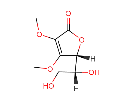 Molecular Structure of 40613-68-1 (5-(1,2-dihydroxyethyl)-3,4-dimethoxyfuran-2(5H)-one (non-preferred name))
