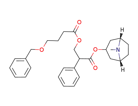 4-Benzyloxy-butyric acid 2-((1R,3R,5S)-8-methyl-8-aza-bicyclo[3.2.1]oct-3-yloxycarbonyl)-2-phenyl-ethyl ester