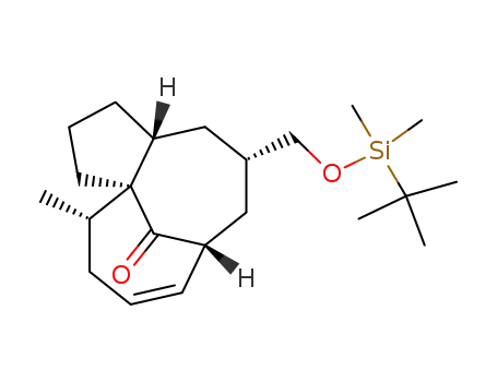 (1S,5R,7S,9R,13S)-7-(tert-Butyl-dimethyl-silanyloxymethyl)-13-methyl-tricyclo[7.4.1.01,5]tetradec-10-en-14-one