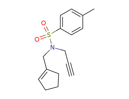 N-(cyclopentenylmethyl)-4-methyl-N-(prop-2-ynyl)benzenesulfonamide