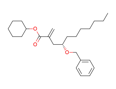 (S)-4-Benzyloxy-2-methylene-undecanoic acid cyclohexyl ester