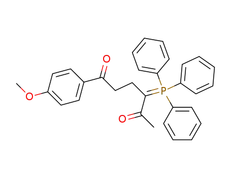 1-(4-methoxyphenyl)-4-(triphenylphosphoranylidene)hexane-1,5-dione