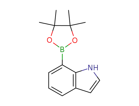 Molecular Structure of 642494-37-9 (Indole-7-boronic acid pinacol ester)