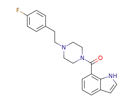 (1H-indol-7-yl)-4-[2-(4-fluorophenethyl)]piperazin-1-yl-methanone