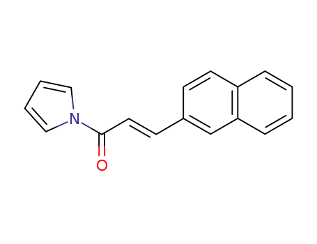 (E)-3-(naphthalen-2-yl)-1-(1H-pyrrol-1-yl)prop-2-en-1-one