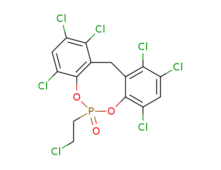 6-(2'-chloroethyl)-1,2,4,8,10,11-hexachloro-12H-dibenzo[d,g][1,3,2]dioxaphosphocin 6-oxide