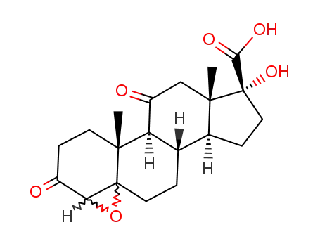 4ξ,5-epoxy-17α-hydroxy-3,11-dioxo-5ξ-androstane-17β-carboxylic acid