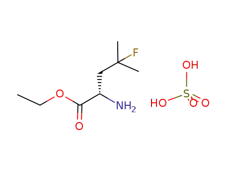 ethyl (2S)-2-amino-4-fluoro-4-methylpentanoate sulfate salt