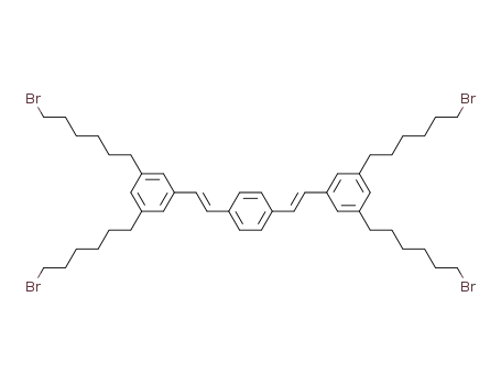 1,4-bis(3',5'-bis(6''-bromohexyl)styryl)benzene