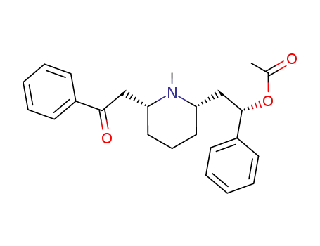 [(S)-2-[(2S,6R)-1-methyl-6-(2-oxo-2-phenylethyl)piperidin-2-yl]-1-phenylethyl acetate]