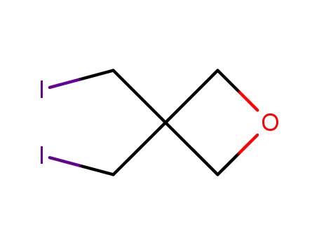 Molecular Structure of 2402-82-6 (3,3-BIS(IODOMETHYL)OXETANE)