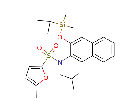 N-(3-[tert-butyl(dimethyl)silyl]oxy-2-naphthyl)-N-isobutyl-5-methylfuran-2-sulfonamide