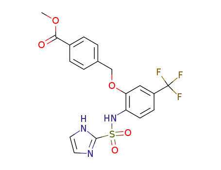methyl 4-{[2-[(1H-imidazol-2-ylsulfonyl)amino]-5-(trifluoromethyl)phenoxy]methyl}benzoate