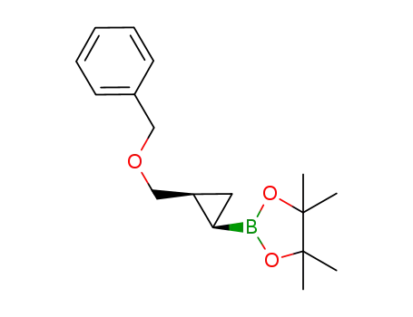 2-(2-benzyloxymethyl-cyclopropyl)-4,4,5,5-tetramethyl-[1,3,2]dioxaborolane
