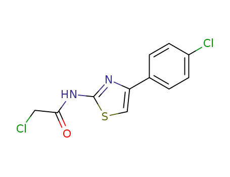 2-chloro-N-[4-(4-chlorophenyl)-1,3-thiazol-2-yl]acetamide