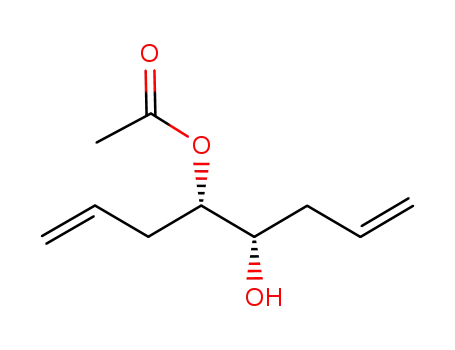 acetic acid (1S,5S)-1-allyl-2-hydroxypent-4-enyl ester