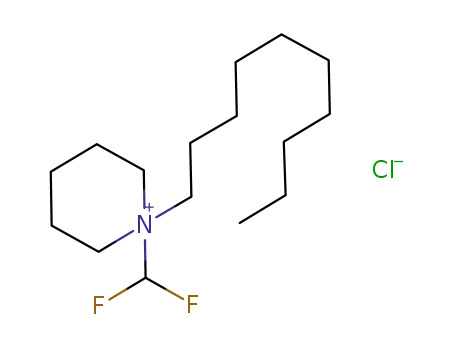 N-decyl-N-(difluoromethyl)piperidinium chloride