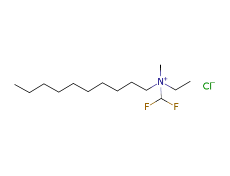 N-decyl-N-(difluoromethyl)-N-ethyl-N-methylammonium chloride