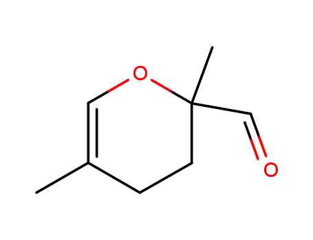 Molecular Structure of 1920-21-4 (3,4-dihydro-2,5-dimethyl-2H-pyran-2-carbaldehyde)