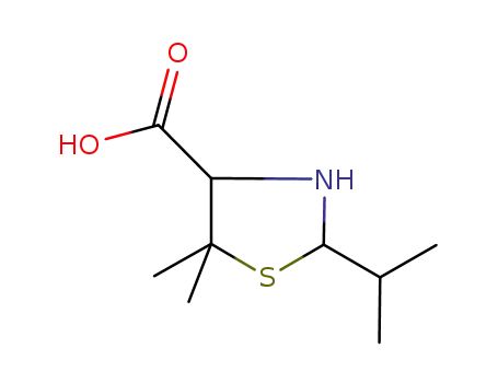 (2RS,4RS)-2-isopropyl-5,5-dimethylthiazolidine-4-carbocyclic acid