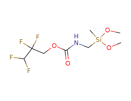 N-[dimethoxy(methyl)silylmethyl]carbamic acid-2,2,3,3-tetrafluoropropyl ester