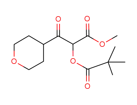 2-pivaloyloxy-3-(4-tetrahydropyranyl)-3-oxopropanoic acid methyl ester