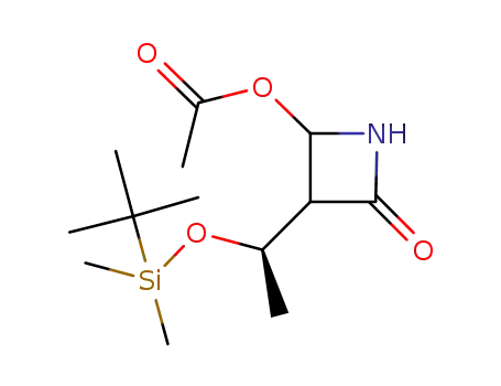 4-acetoxy-3-[(1R)-(tert-butyldimethylsilyloxy)-ethyl]-azetidin-2-one