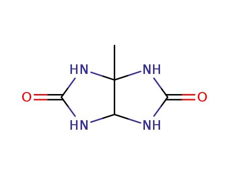 Molecular Structure of 3720-96-5 (Imidazo[4,5-d]imidazole-2,5(1H,3H)-dione, tetrahydro-6a-methyl-)