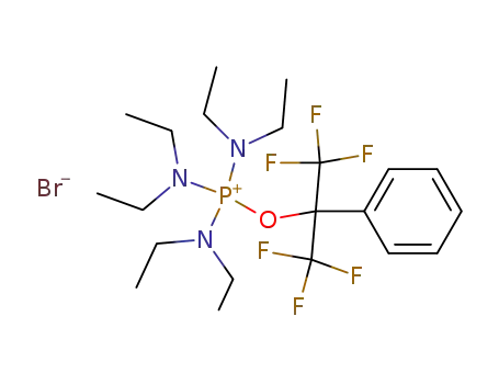 [1-phenyl-2,2,2-trifluoro-1-(trifluoromethyl)ethoxy]tris(diethylamino)phosphonium bromide