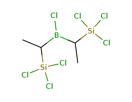 bis[(α-trichlorosilyl)ethyl]chloroborane